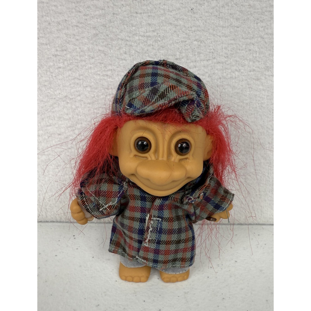 sherlock holmes troll Russ Berrie 5" Red‎ hair